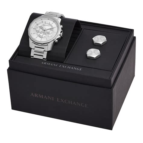 cufflinks armani exchange.